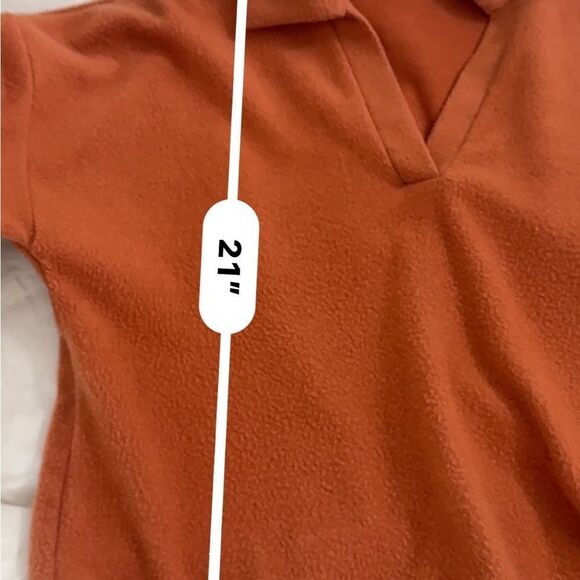 Women's Orange Sweater - Picture 8 of 8